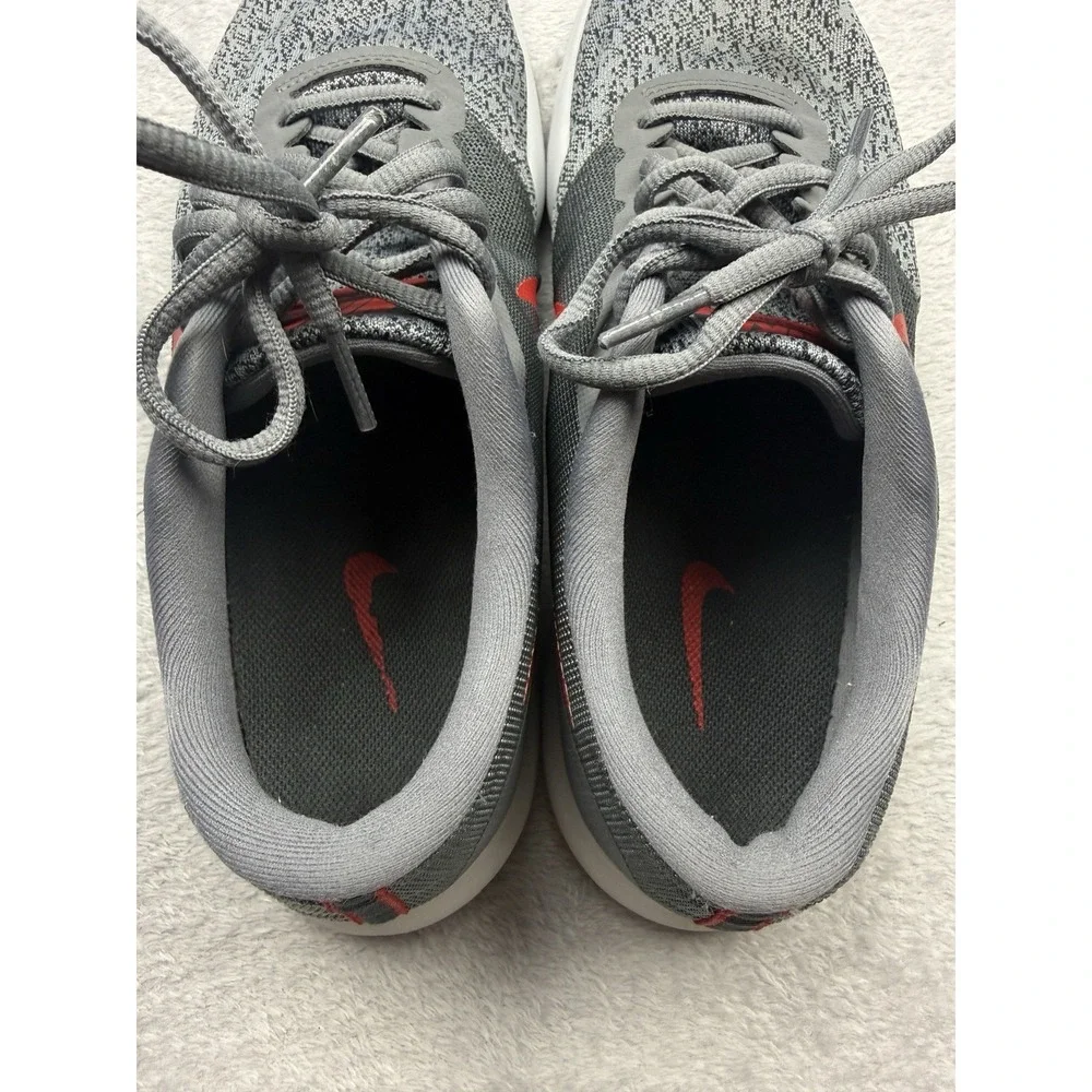 Nike Flex Contact Men's Low Top Running Sneakers Cool Grey/Red 908983-006